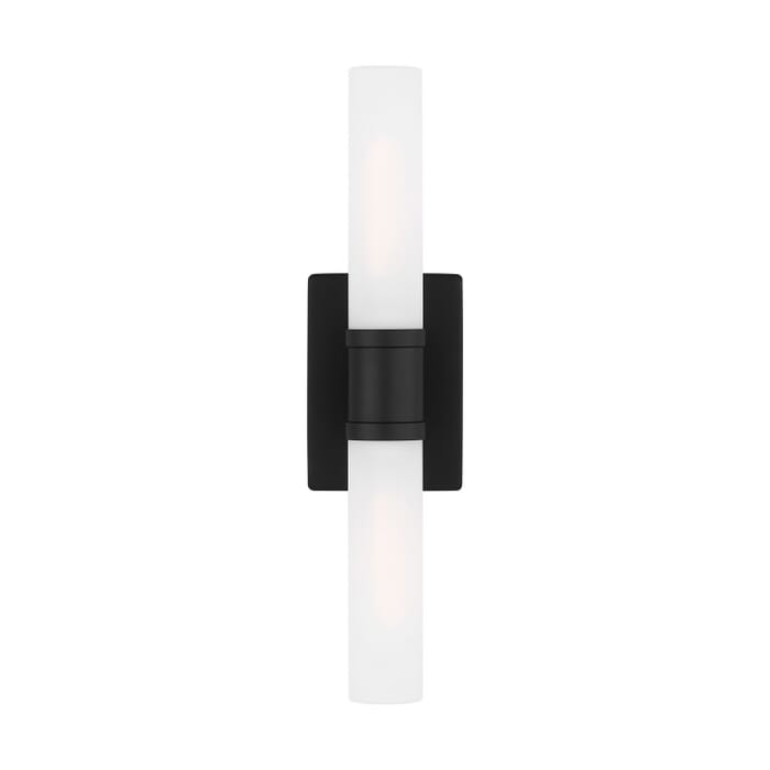 Keaton 2-Light Bathroom Vanity Light in Midnight Black Keaton 2-Light Bathroom Vanity Light in Midnight Black