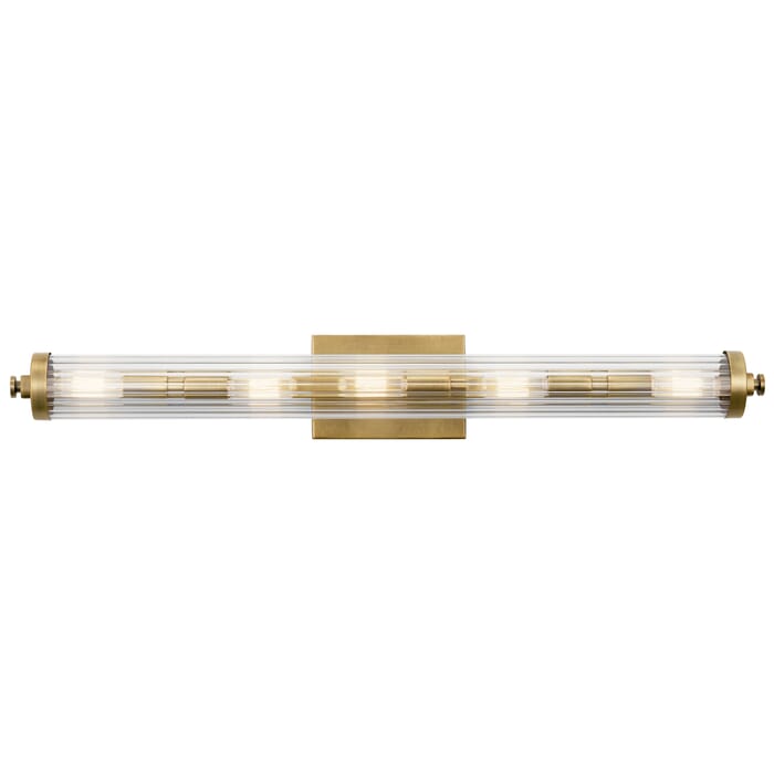 Kichler Lighting Azores 5-Light 5" Bathroom Vanity Light in Natural Brass Kichler Lighting Azores 5-Light 5" Bathroom Vanity Light in Natural Brass