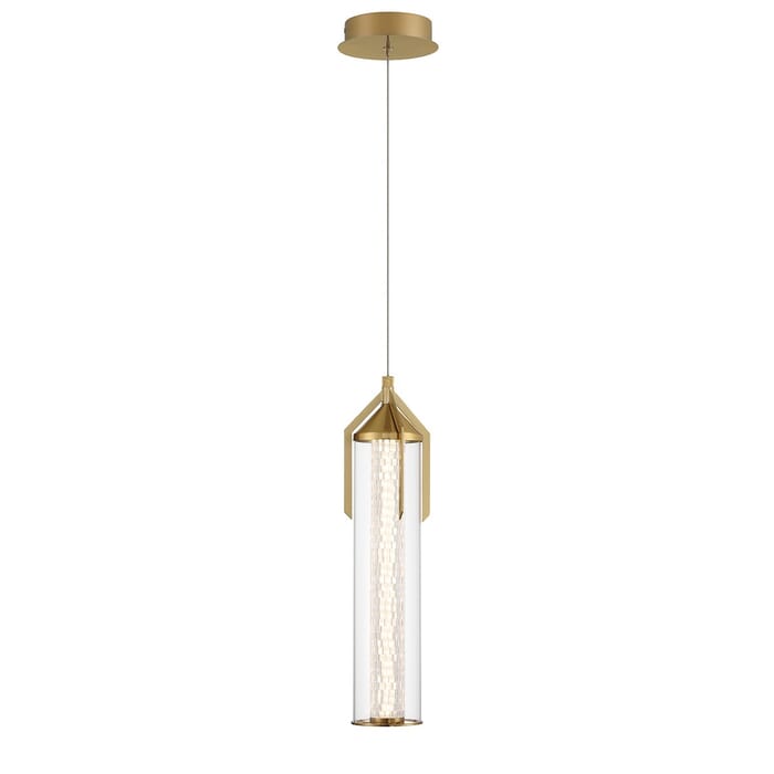 Espada 1-Light LED Pendant in Gold Espada 1-Light LED Pendant in Gold