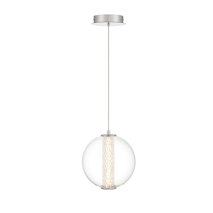 Atomo 1-Light LED Pendant in Chrome Atomo 1-Light LED Pendant in Chrome