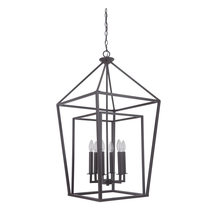Craftmade Hudson 6-Light 19" Foyer Light in Oiled Bronze Craftmade Hudson 6-Light 19" Foyer Light in Oiled Bronze