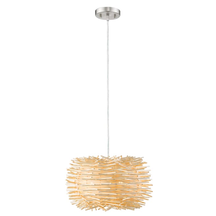 Z-Lite Sora 1-Light Pendant Light In Brushed Nickel Z-Lite Sora 1-Light Pendant Light In Brushed Nickel