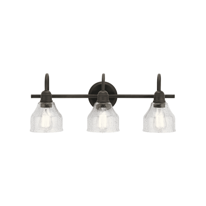 Kichler Lighting Avery 3-Light Bathroom Vanity Light in Olde Bronze Kichler Lighting Avery 3-Light Bathroom Vanity Light in Olde Bronze