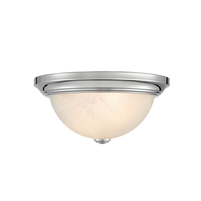 Millennium 2-Light Ceiling Light in Chrome Millennium 2-Light Ceiling Light in Chrome