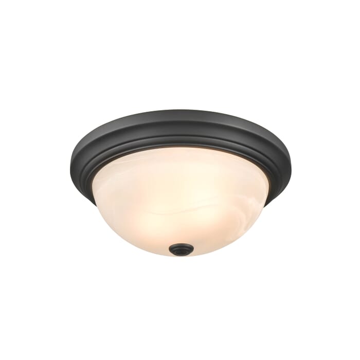 Millennium 2-Light Ceiling Light in Matte Black Millennium 2-Light Ceiling Light in Matte Black