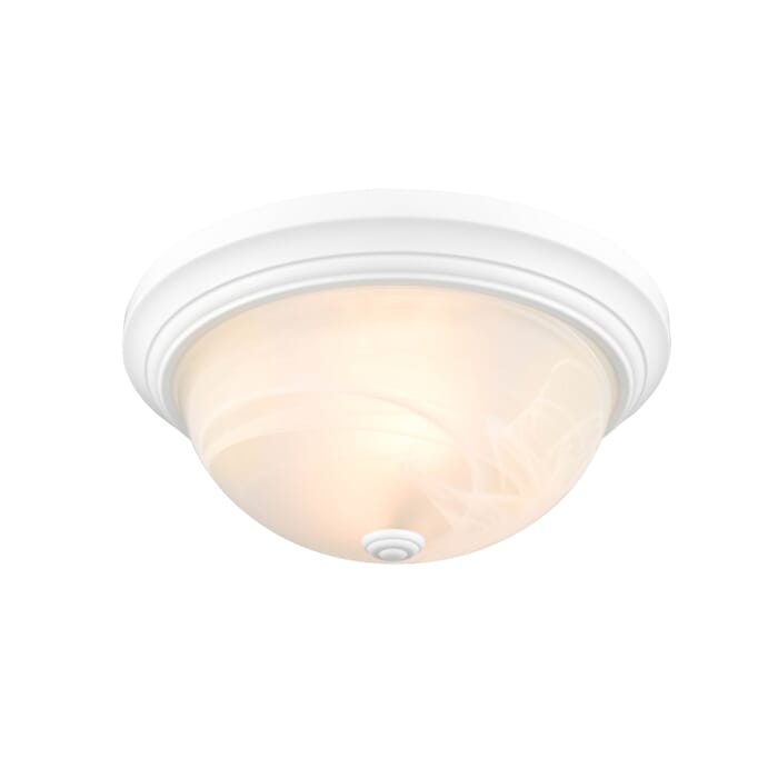Millennium 2-Light Ceiling Light in White Millennium 2-Light Ceiling Light in White