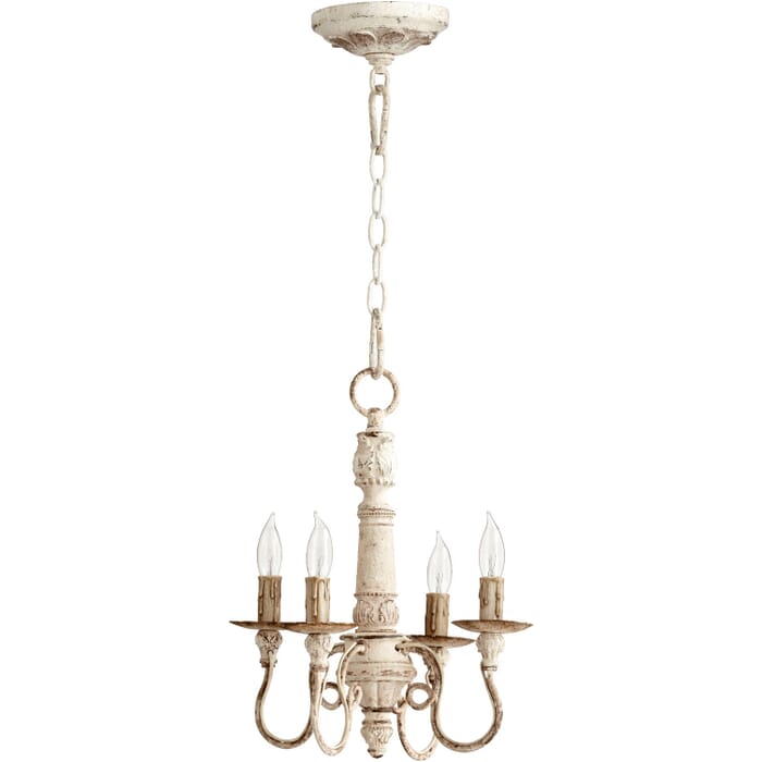Four Light Chandelier by Quorum Four Light Chandelier by Quorum