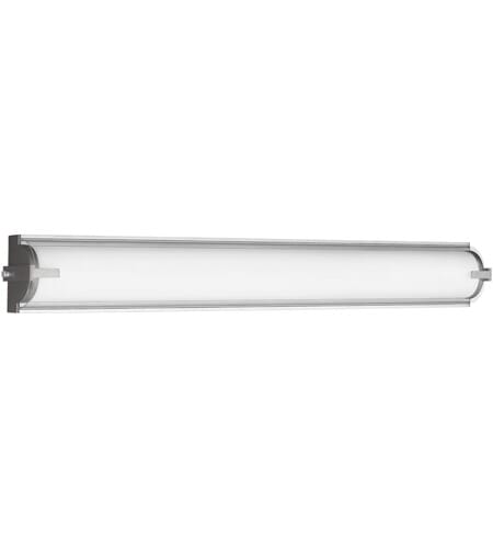 Sea Gull Braunfels 3-Light LED Bathroom Vanity Light in Satin Aluminum