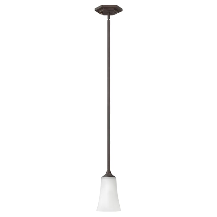 Hinkley Brantley 1-Light Pendant in Oil Rubbed Bronze with White Glass Hinkley Brantley 1-Light Pendant in Oil Rubbed Bronze with White Glass