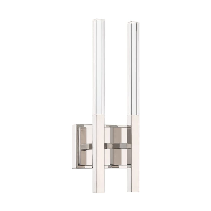 Benicio 4-Light LED Bathroom Vanity Light in Polished Nickel Benicio 4-Light LED Bathroom Vanity Light in Polished Nickel