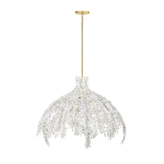 Jalore 6-Light Pendant in Distressed White Jalore 6-Light Pendant in Distressed White
