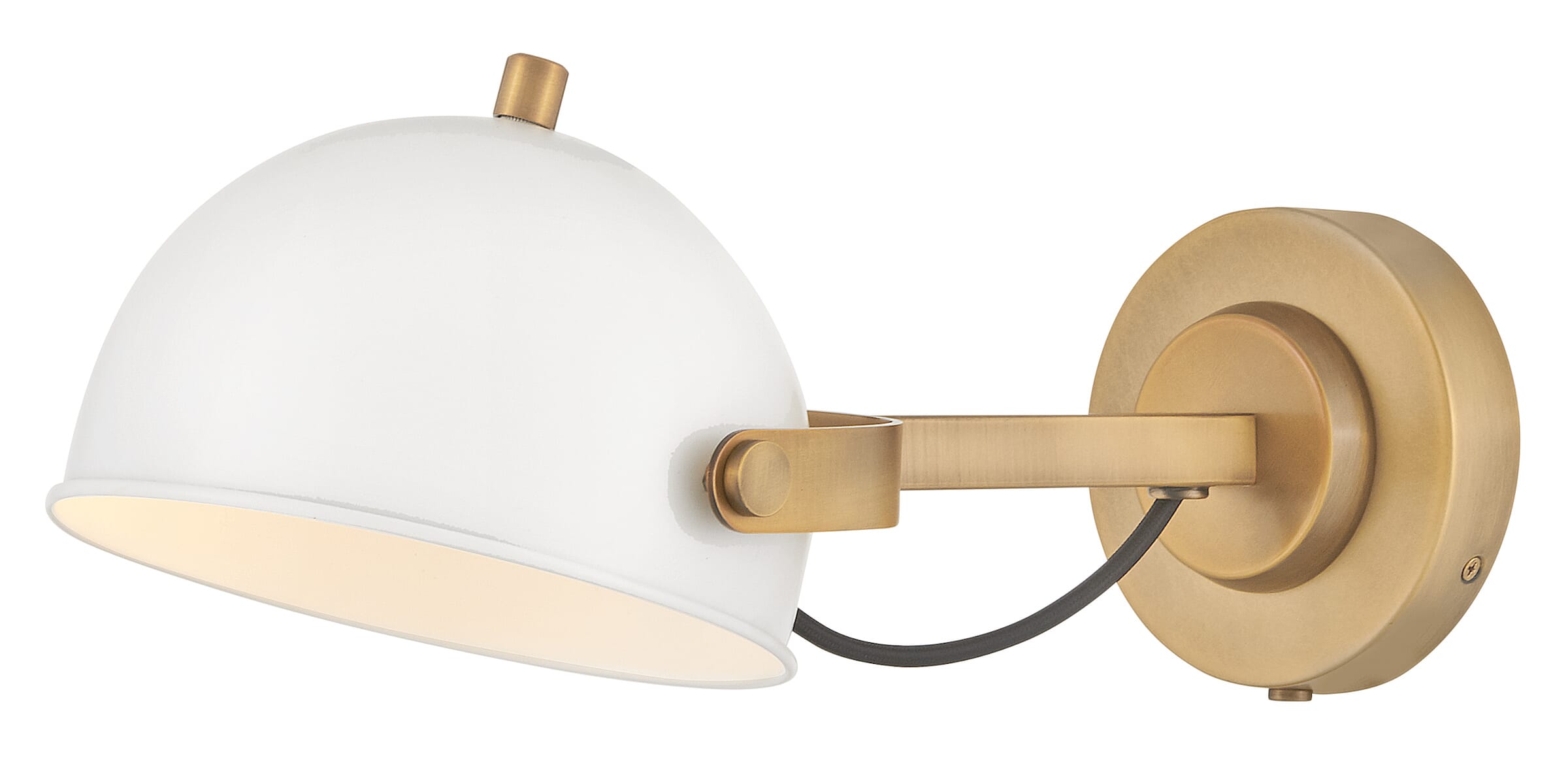 Chalk White LED Wall Sconce from the Spence Collection