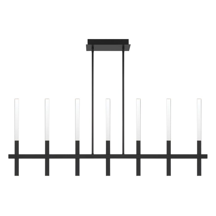 Benicio 7-Light LED Chandelier in Black Benicio 7-Light LED Chandelier in Black