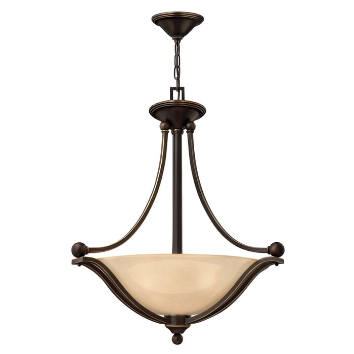 Hinkley Bolla 3-Light Inverted Pendant in Olde Bronze Hinkley Bolla 3-Light Inverted Pendant in Olde Bronze