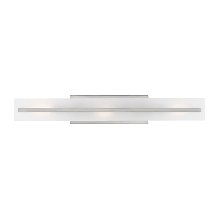 Dex 3-Light Bathroom Vanity Light in Brushed Nickel Dex 3-Light Bathroom Vanity Light in Brushed Nickel