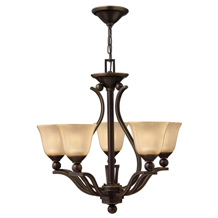 Hinkley Bolla 5-Light Single Tier Chandelier in Olde Bronze Hinkley Bolla 5-Light Single Tier Chandelier in Olde Bronze
