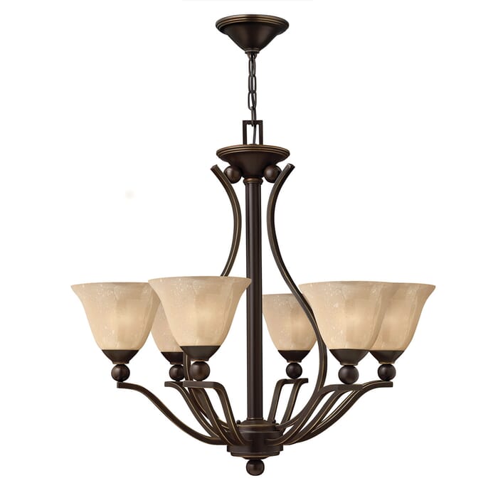 Hinkley Bolla 6-Light Single Tier Chandelier in Olde Bronze Hinkley Bolla 6-Light Single Tier Chandelier in Olde Bronze