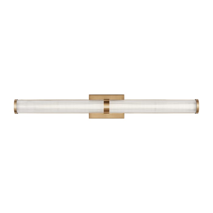 Syden 1-Light LED Bathroom Vanity Light in Satin Brass Syden 1-Light LED Bathroom Vanity Light in Satin Brass