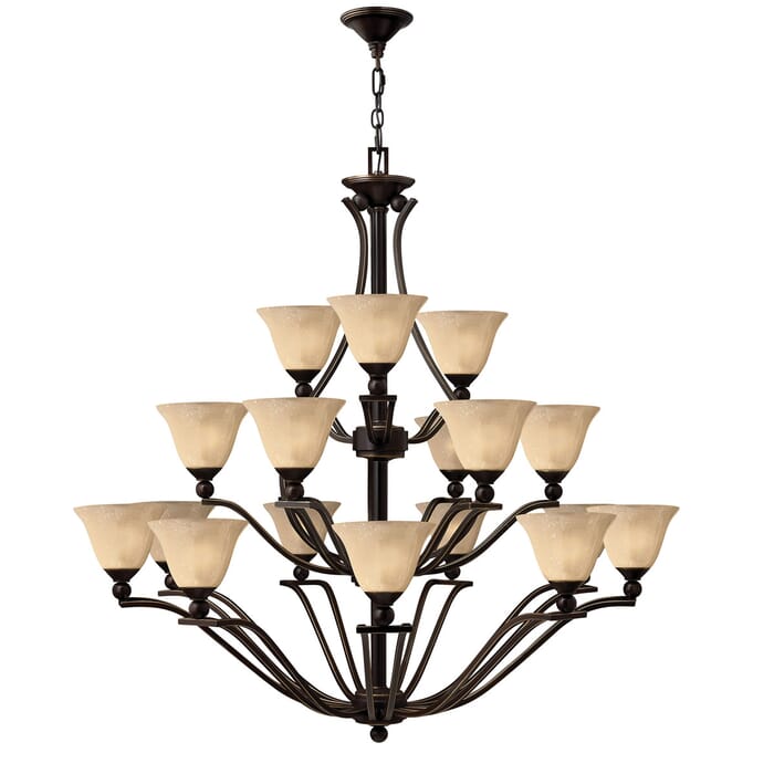 Hinkley Bolla 18-Light Three Tier Chandelier in Olde Bronze Hinkley Bolla 18-Light Three Tier Chandelier in Olde Bronze