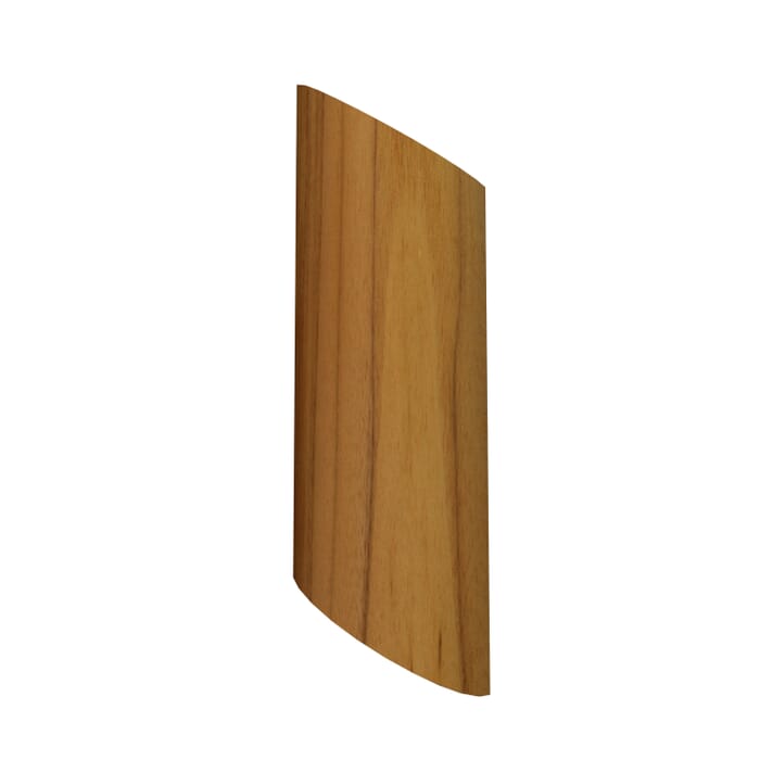 Clean 2-Light Wall Lamp in Teak Clean 2-Light Wall Lamp in Teak