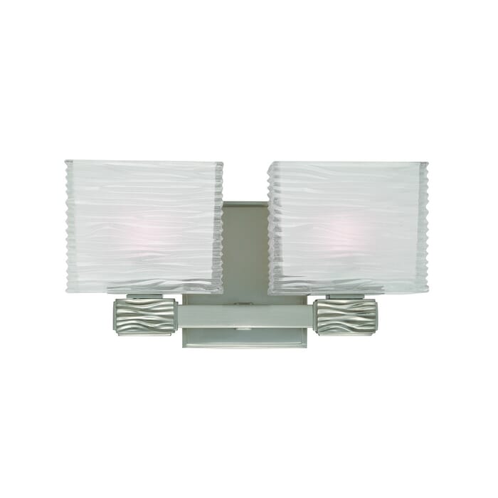 Hudson Valley Hartsdale 2-Light 12" Bathroom Vanity Light in Satin Nickel Hudson Valley Hartsdale 2-Light 12" Bathroom Vanity Light in Satin Nickel