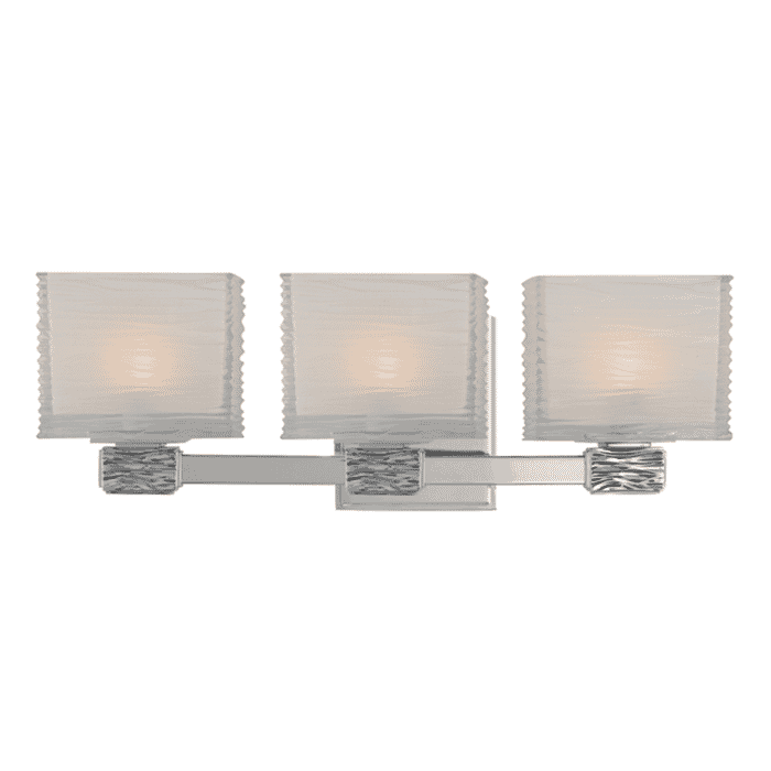 Hudson Valley Hartsdale 3-Light 19" Bathroom Vanity Light in Polished Nickel Hudson Valley Hartsdale 3-Light 19" Bathroom Vanity Light in Polished Nickel