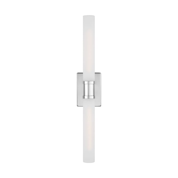 Keaton 2-Light Bathroom Vanity Light in Chrome Keaton 2-Light Bathroom Vanity Light in Chrome