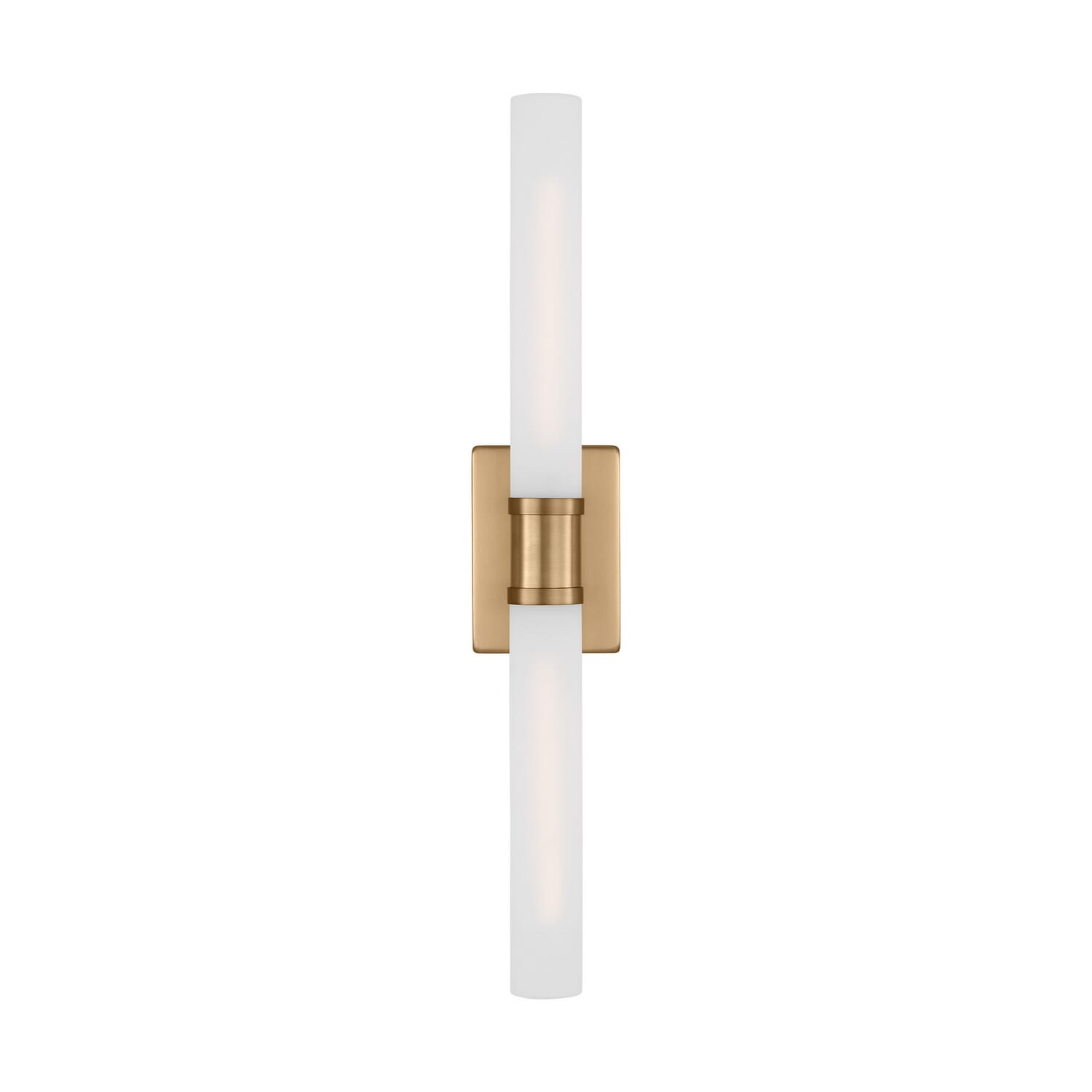Keaton 2-Light Bathroom Vanity Light in Satin Brass