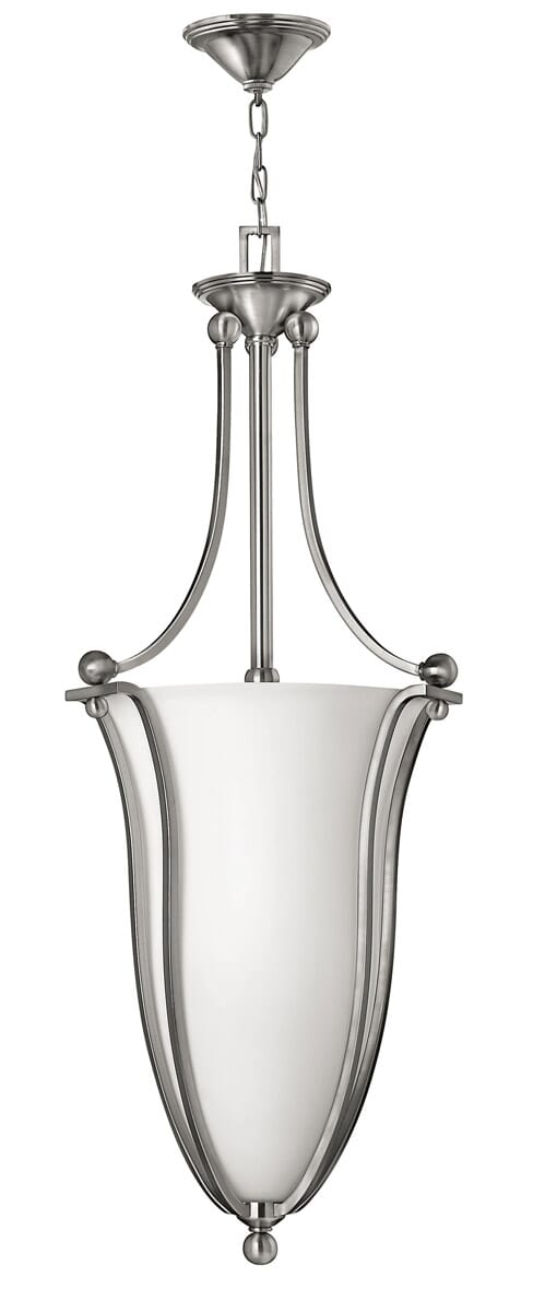 Bolla 6-Light Inverted Pendant in Brushed Nickel