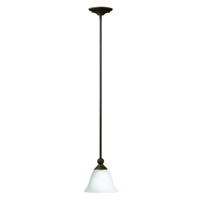 Hinkley Bolla 1-Light Pendant in Olde Bronze with Opal Glass Hinkley Bolla 1-Light Pendant in Olde Bronze with Opal Glass