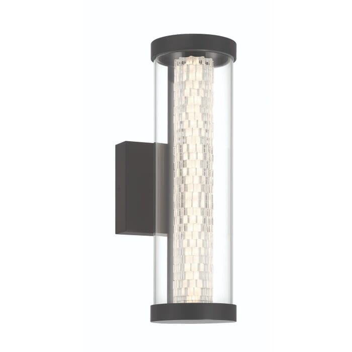 Savron 1-Light LED Outdoor Wall Sconce in Black Savron 1-Light LED Outdoor Wall Sconce in Black