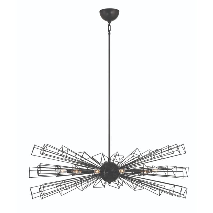 Dendelio 10-Light Chandelier in Black Dendelio 10-Light Chandelier in Black