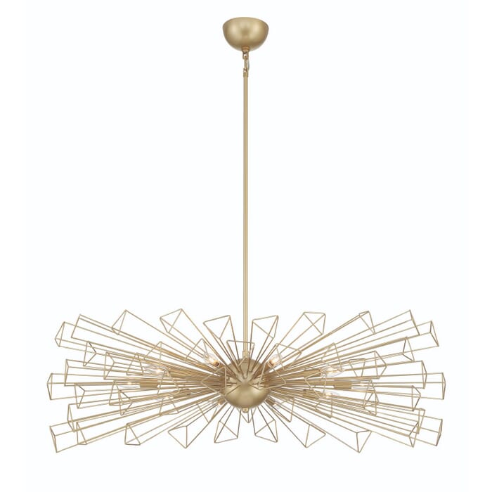 Dendelio 10-Light Chandelier in Gold Dendelio 10-Light Chandelier in Gold