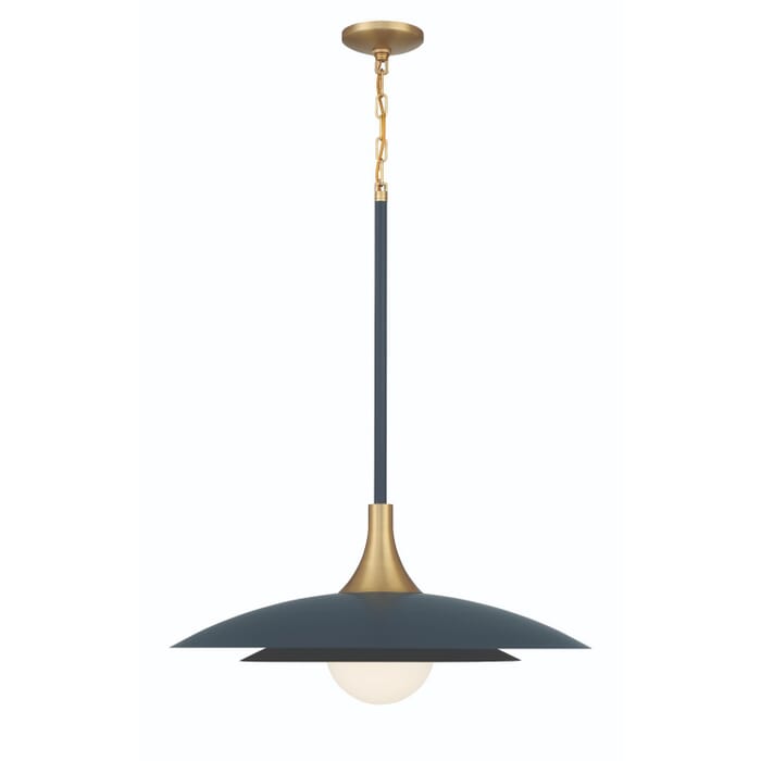 Welsh 1-Light LED Pendant in Blue Welsh 1-Light LED Pendant in Blue