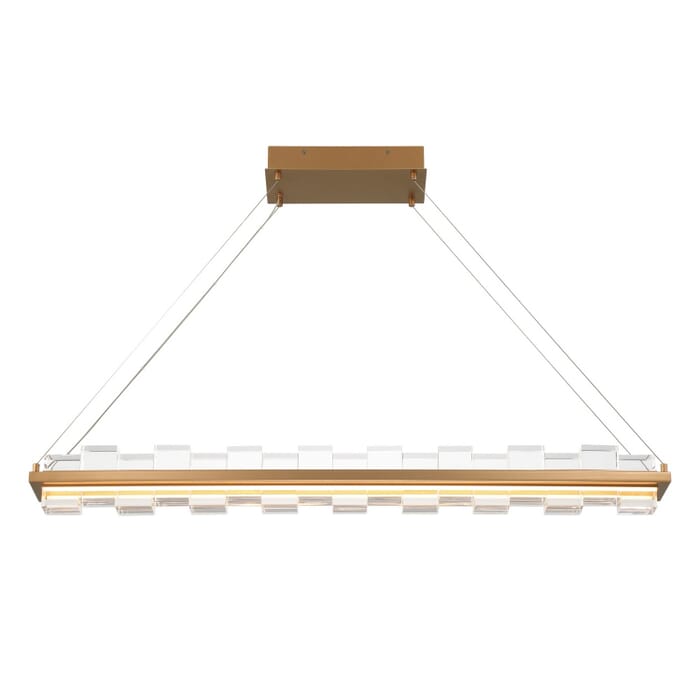 Bruco 2-Light LED Chandelier in Gold Bruco 2-Light LED Chandelier in Gold