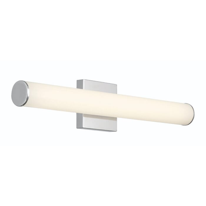 Stepridge 1-Light LED Wall Light in Chrome Stepridge 1-Light LED Wall Light in Chrome