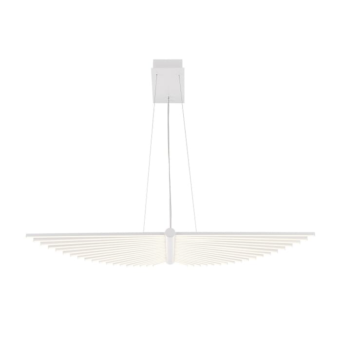 Seraph 1-Light LED Chandelier in White Seraph 1-Light LED Chandelier in White
