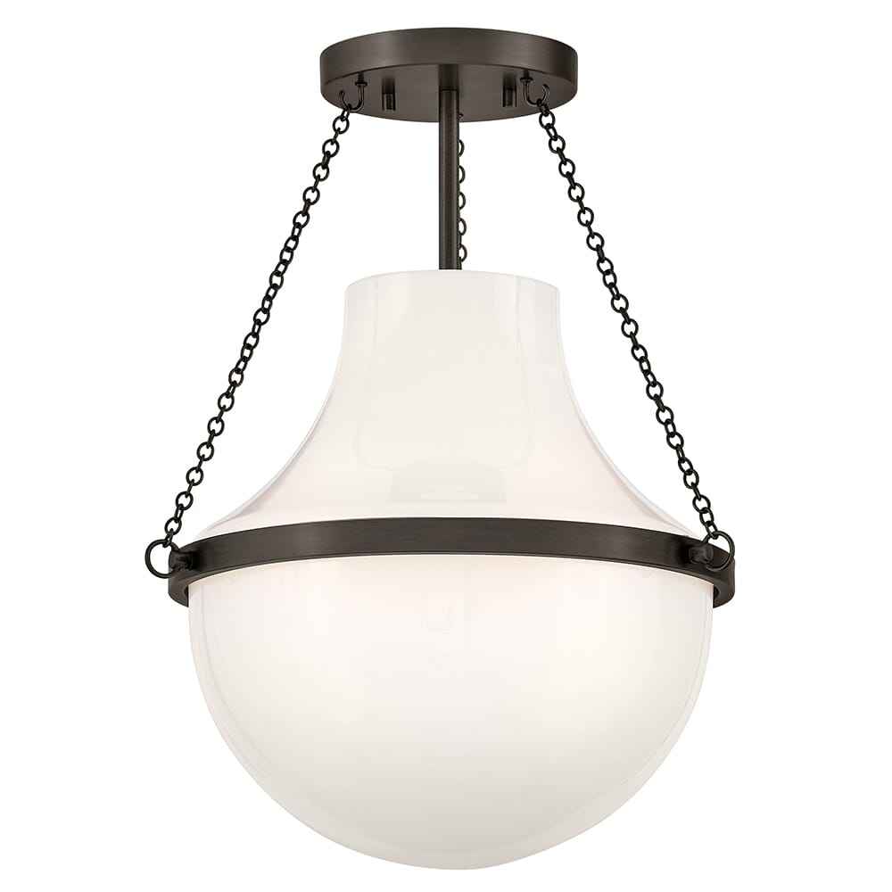 Black Oxide LED Semi-Flush Mount from the Collins Collection