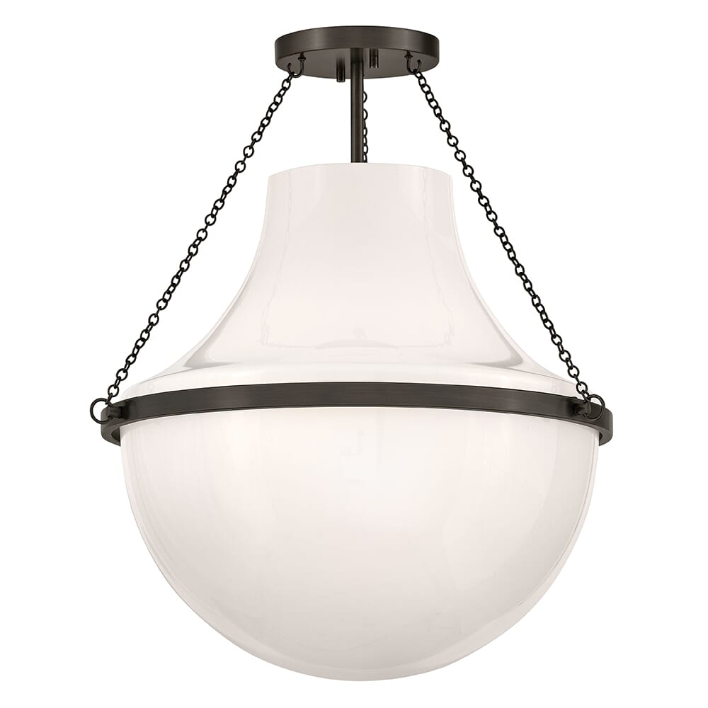 Black Oxide LED Semi-Flush Mount from the Collins Collection