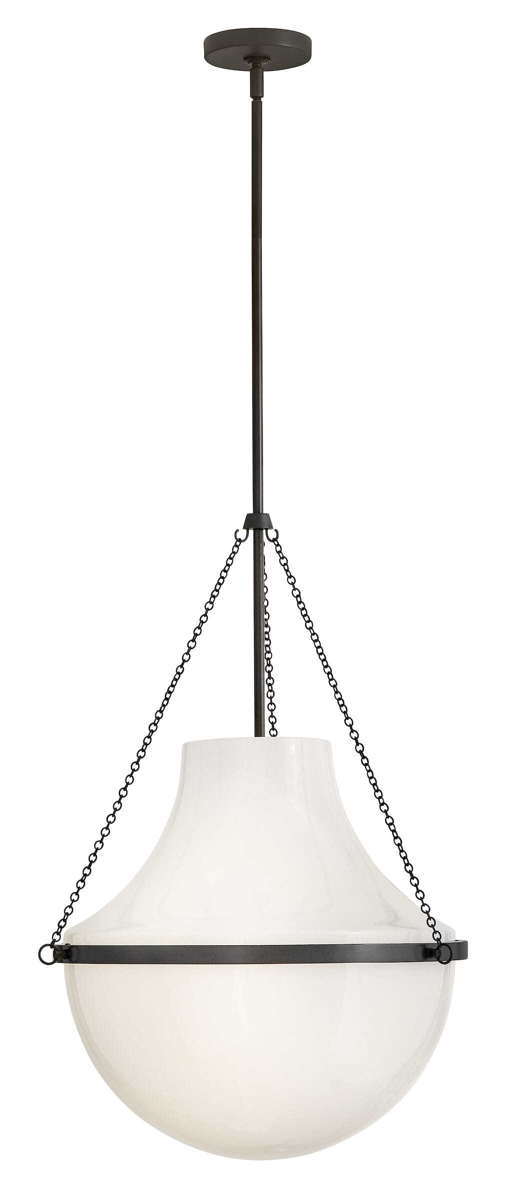 Black Oxide LED Pendant from the Collins Collection