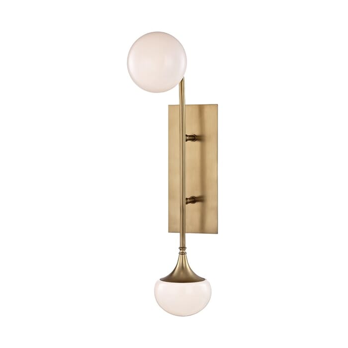 Hudson Valley Fleming 2-Light 23" Wall Sconce in Aged Brass Hudson Valley Fleming 2-Light 23" Wall Sconce in Aged Brass
