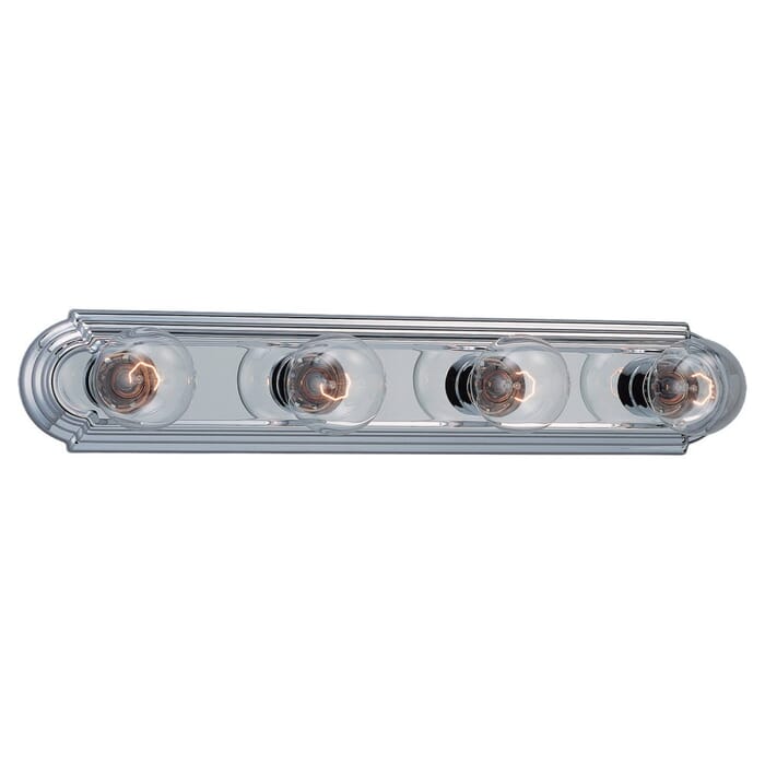 De-Lovely 4-Light Bathroom Vanity Light in Chrome De-Lovely 4-Light Bathroom Vanity Light in Chrome