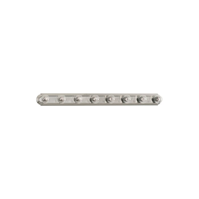 Sea Gull De-Lovely 8-Light 48" Bathroom Vanity Light in Brushed Nickel Sea Gull De-Lovely 8-Light 48" Bathroom Vanity Light in Brushed Nickel