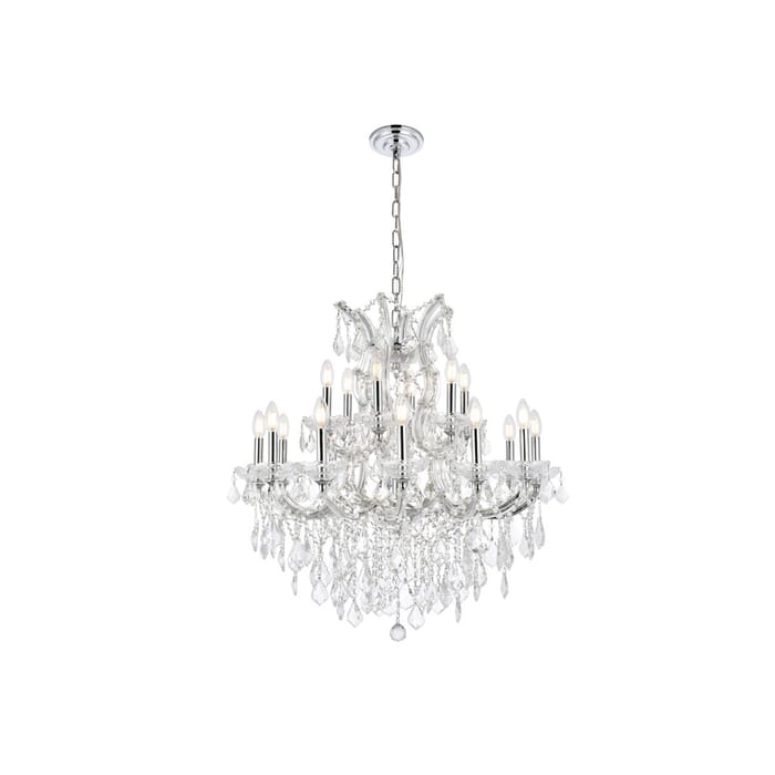 Maria Theresa 19-Light 19 light Chandelier in Chrome Maria Theresa 19-Light 19 light Chandelier in Chrome