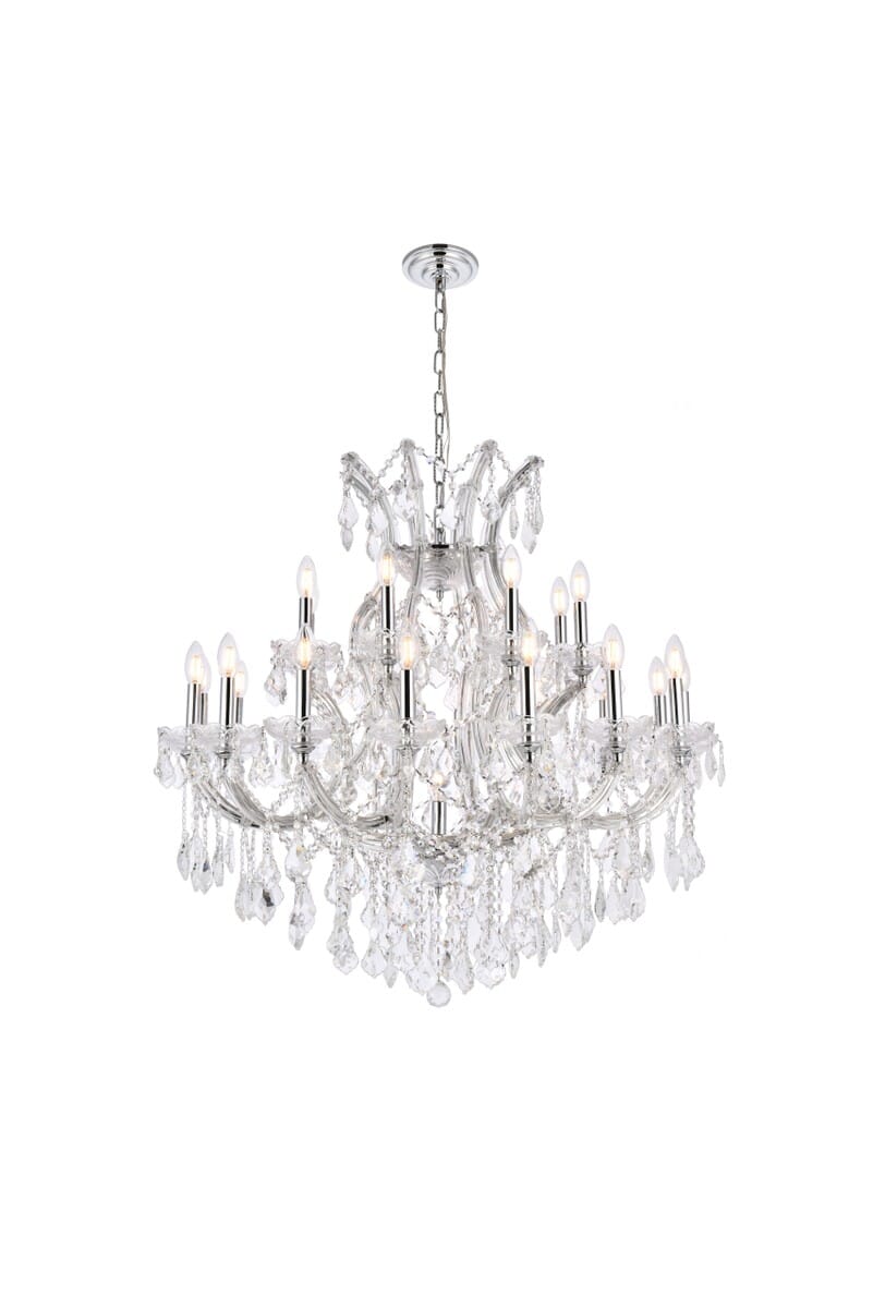 Maria Theresa 24-Light Chandelier in Chrome