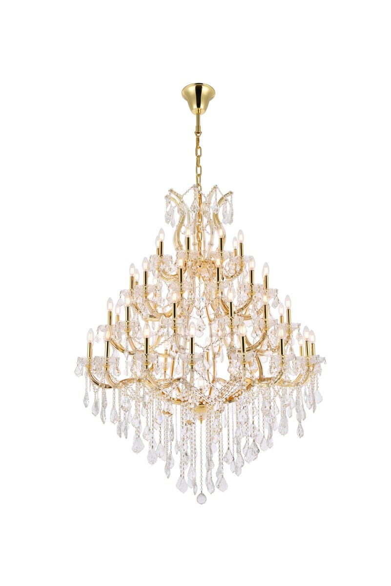 Maria Theresa 49-Light 4Chandelier in Gold