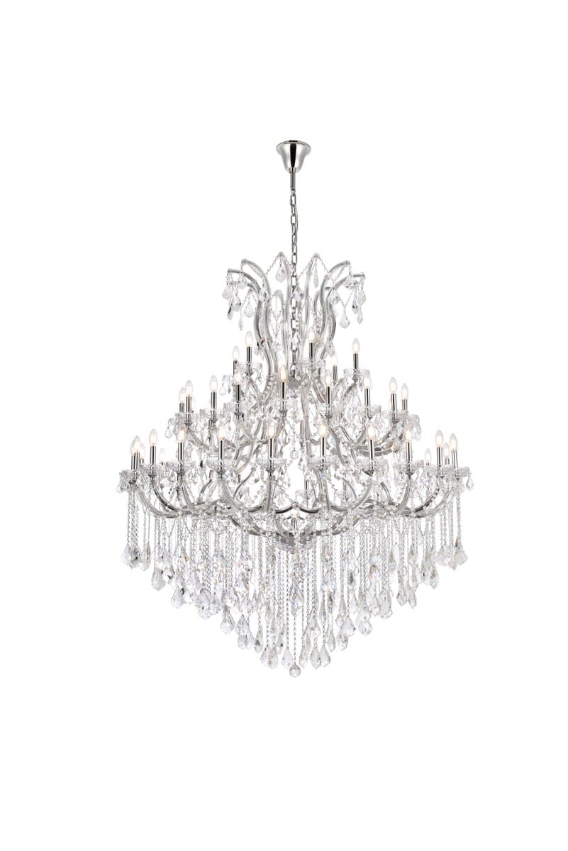 Maria Theresa 49-Light 4Chandelier in Chrome