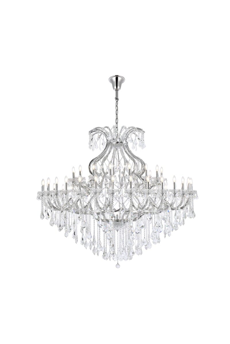 Maria Theresa 49-Light 4Chandelier in Chrome