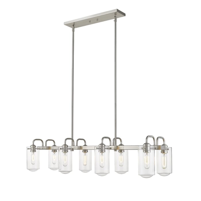 Z-Lite Delaney 8-Light Chandelier In Brushed Nickel Z-Lite Delaney 8-Light Chandelier In Brushed Nickel