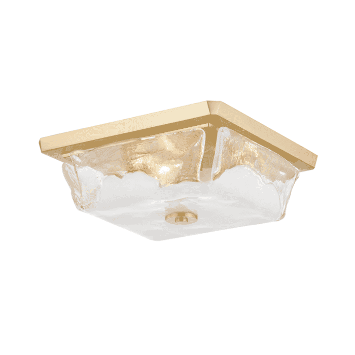 Hudson Valley Hines 3-Light Ceiling Light in Aged Brass Hudson Valley Hines 3-Light Ceiling Light in Aged Brass